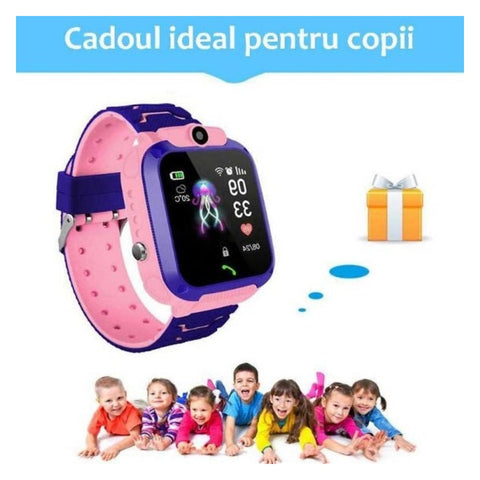 Smartwatch pentru copii cu SIM, GPS și cameră