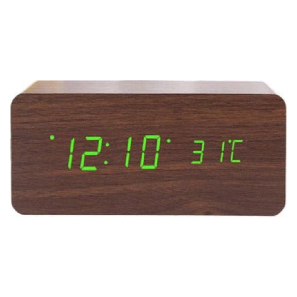 Ceas digital LED cu alarmă și termometru