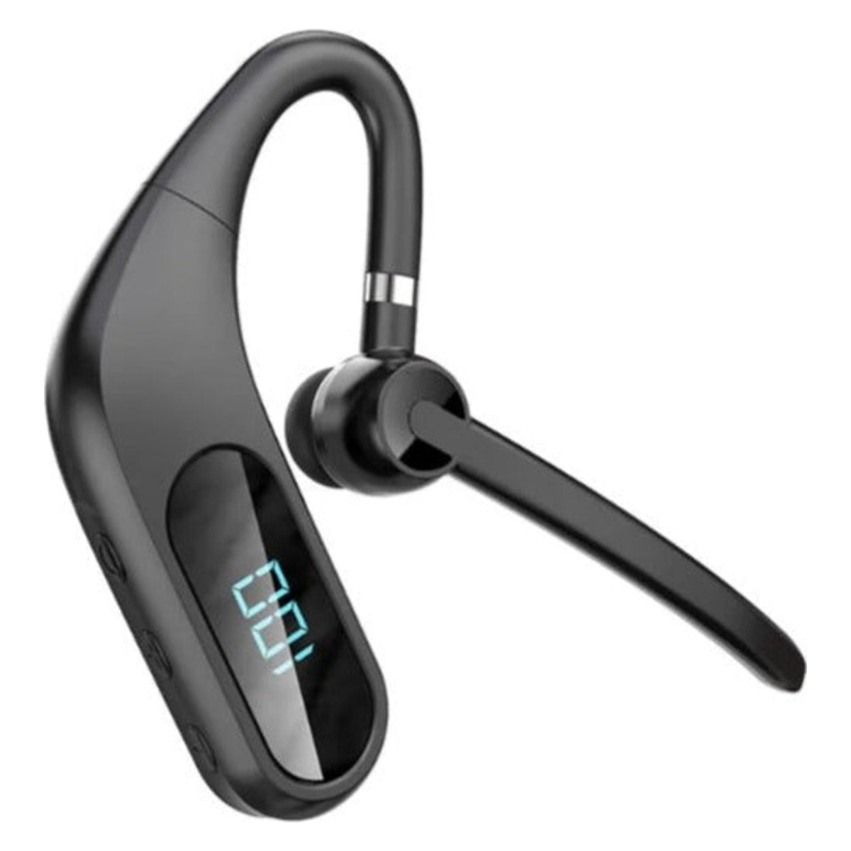 Cască Bluetooth wireless KJ12 cu afișaj LED