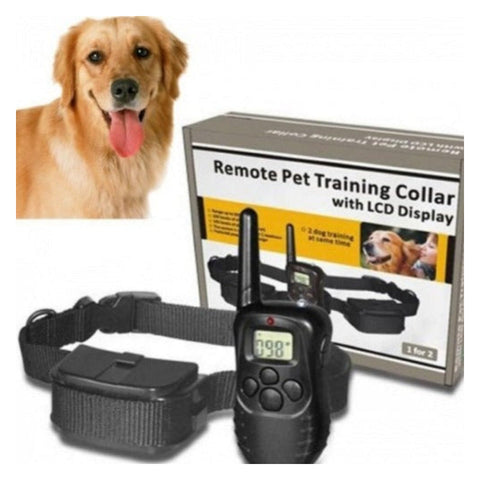 Zgardă electrică pentru dresaj canin cu telecomandă