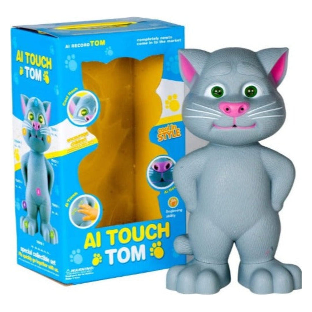 Jucărie interactivă Talking Tom care vorbește și repetă