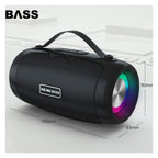 Boxă portabilă wireless cu Bluetooth și radio FM