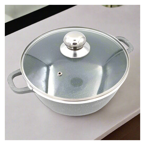Oală antiaderentă ceramică granit, 20 cm