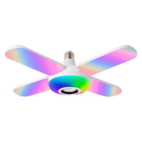 Lampă LED RGB cu patru brațe și boxă Bluetooth