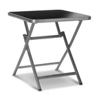 Masă pliabilă din Aluminiu  pentru camping, picnic, terasă, 70 x 70 x 70 cm – imagine principală