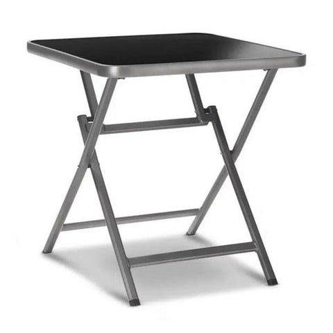 Masă pliabilă din Aluminiu  pentru camping, picnic, terasă, 70 x 70 x 70 cm – imagine principală