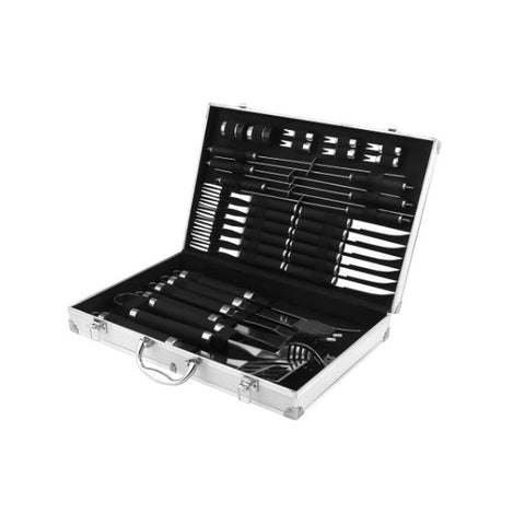 Set accesorii pentru gratar Tarrington House, 33 piese din otel inoxidabil, geanta aluminiu – imagine principală