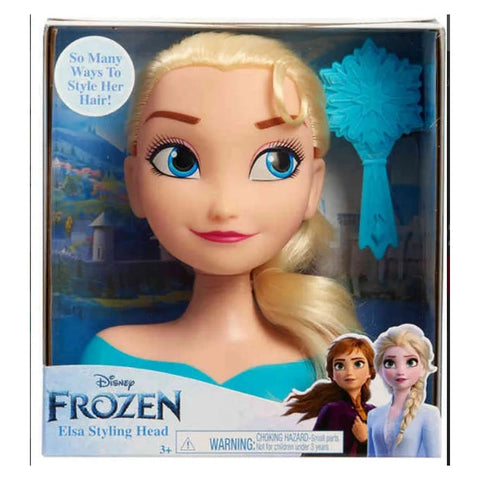 Papușă Disney Princess Elsa Mini Cap de coafat – imagine principală