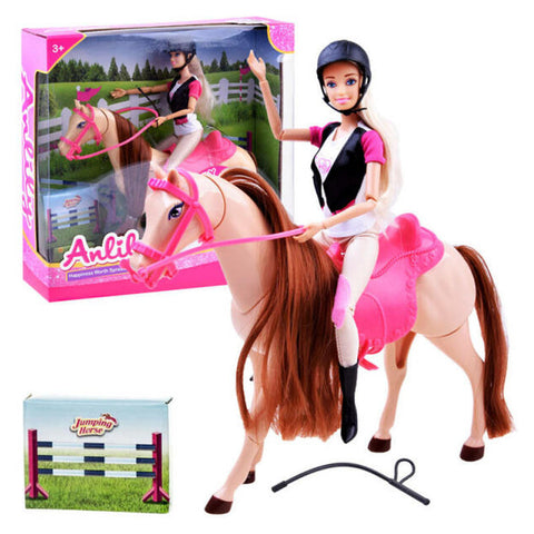 Set format din papușă și cal echitație, HAPPY HORSE, Multicolor – imagine principală
