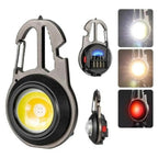 Lanternă LED tip breloc multifuncțională, șurubelnițe, cheie, deschizător sticle – imagine principală