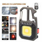 Lanternă LED tip breloc multifuncțională, șurubelnițe, cheie, deschizator sticle – imagine principală
