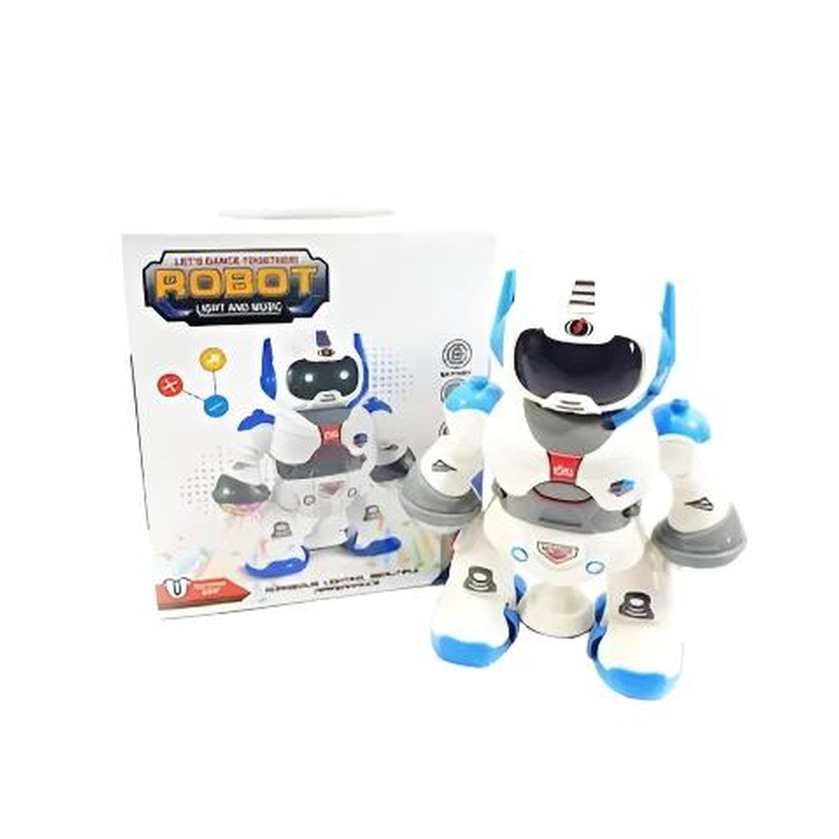 Roboțel dansator cu sunet și lumină, 16.5 cm – imagine principală