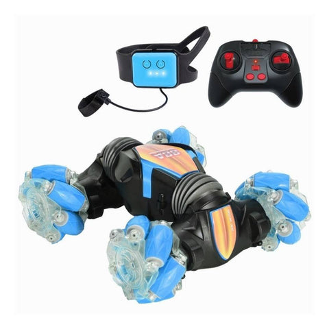 Mașină Off-Road cu Telecomandă, control gesturi, Lumini Led și Sunete, Rotire 360 Grade – imagine principală