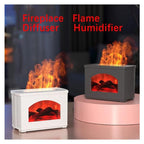 Umidificator cu efect de flacară șemineu, difuzor de uleiuri esențiale, aroma terapie, 270 ml – imagine principală