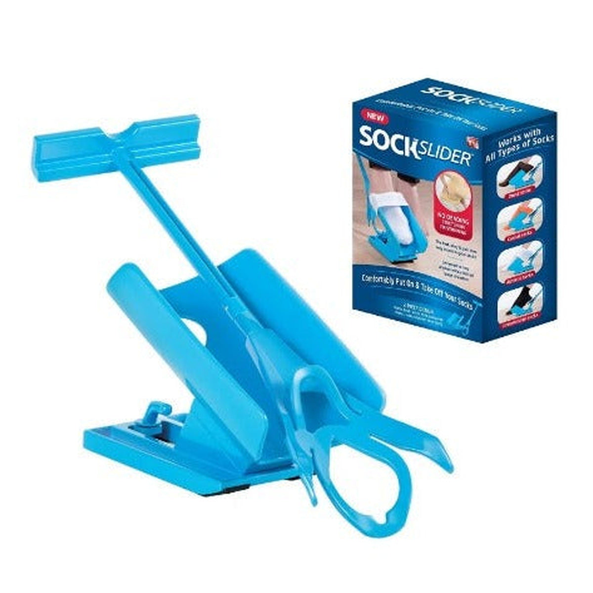 Suport pentru încălțat ciorapi și sosete Sock Slider – imagine principală