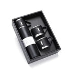 Set 3 piese: Termos 500 ml + 2 cesti, otel inoxidabil – imagine principală