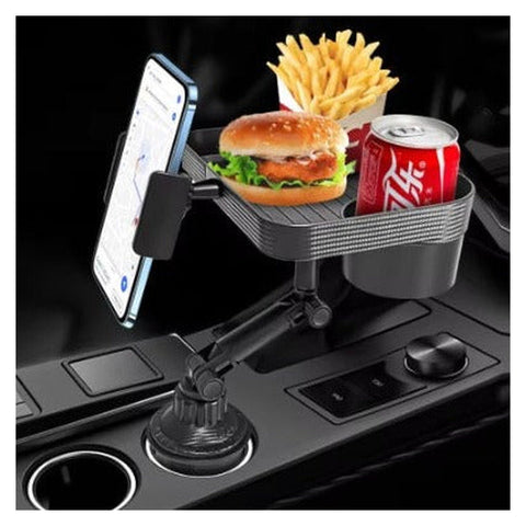 Organizator auto 3 în 1 multifuncțional cu suport telefon QCP9 – imagine principală