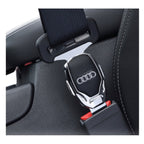 Centură falsă auto, AUDI, piele și chrom, 1 BUC – imagine principală
