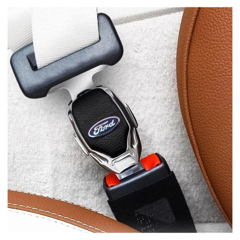 Centură falsă auto, FORD, piele și chrom, 1 BUC – imagine principală