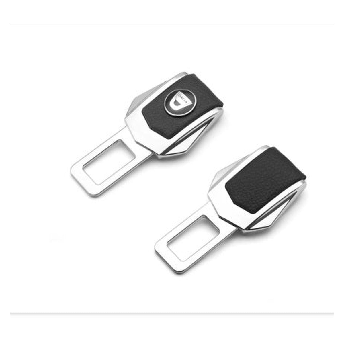 Set 2 x Adaptor centura de siguranta, piele naturala - Dacia – imagine principală
