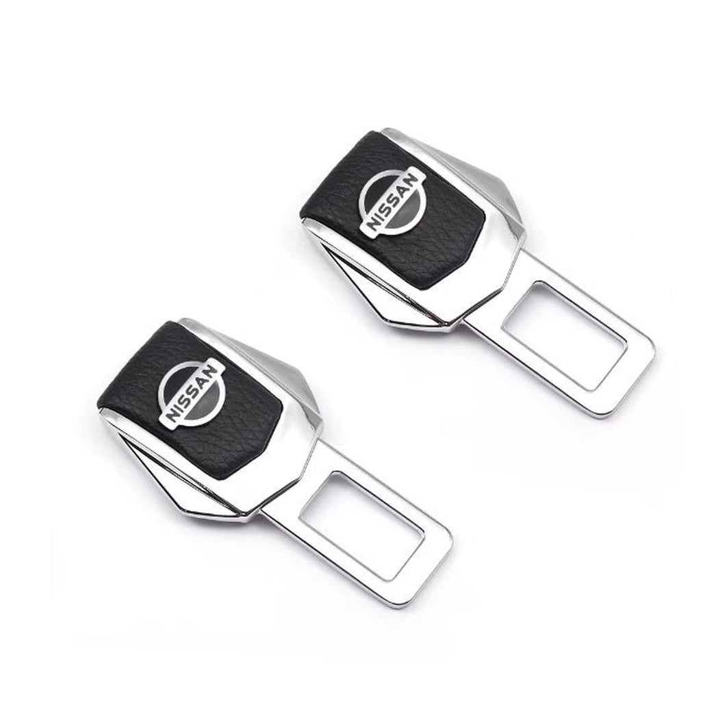 Set 2 x Adaptor centura de siguranta, piele naturala - Nissan – imagine principală