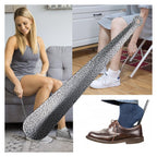 Încălțător metalic lung de 45 cm pentru pantofi, argintiu – imagine principală