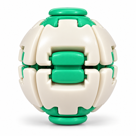 Press Spin Top varianta alb și verde