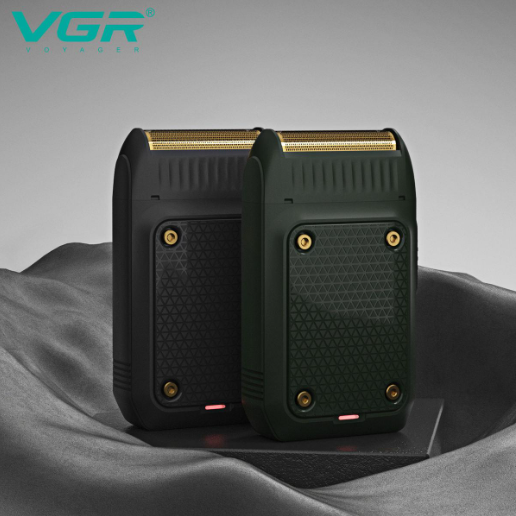 Aparat de ras electric VGR V-353 cu folie dublă, pentru barbă, față și contur, USB, autonomie 60 minute