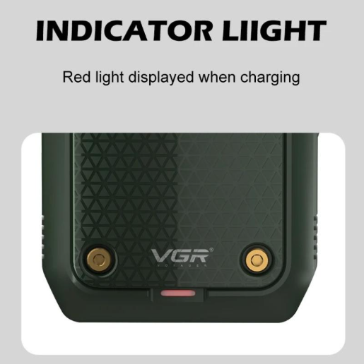 Aparat de ras electric VGR V-353 cu folie dublă, pentru barbă, față și contur, USB, autonomie 60 minute