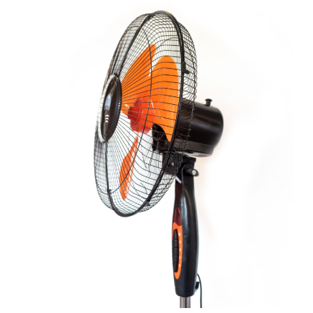 Ventilator cu picior CHANGLI CROWN FS-1619 , Ø 40 cm, Putere 40 W, Unghi inclinare reglabil, Inaltime reglabila max 130 cm, Oscilatie
