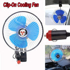Ventilator auto 12 V oscilant, 20,32 cm – imagine principală