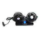 Ventilator dublu pentru mașină cu două trepte de viteză