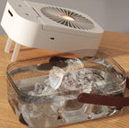 Ventilator de birou cu umidificare, rezervor de 2,5 l și lumină de veghe – imagine 3