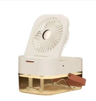 Ventilator de birou cu umidificare, rezervor de 2,5 l și lumină de veghe – imagine 8
