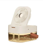 Ventilator de birou cu umidificare, rezervor de 2,5 l și lumină de veghe – imagine 8