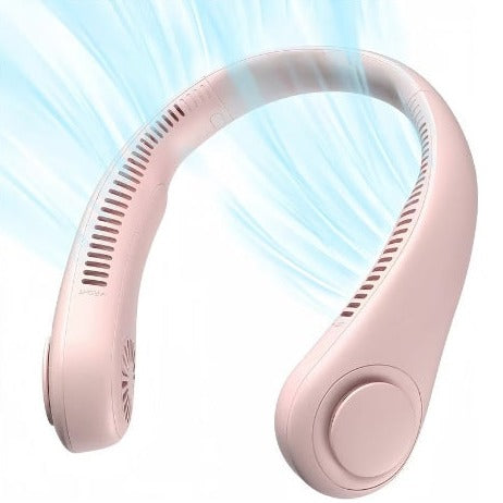 Ventilator pentru gât reîncărcabil – varianta roz