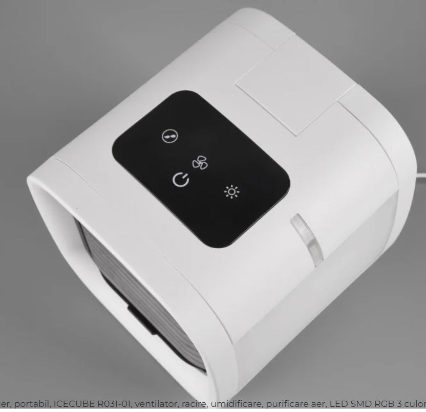 Ventilator cu răcire evaporativă pentru spațiul personal