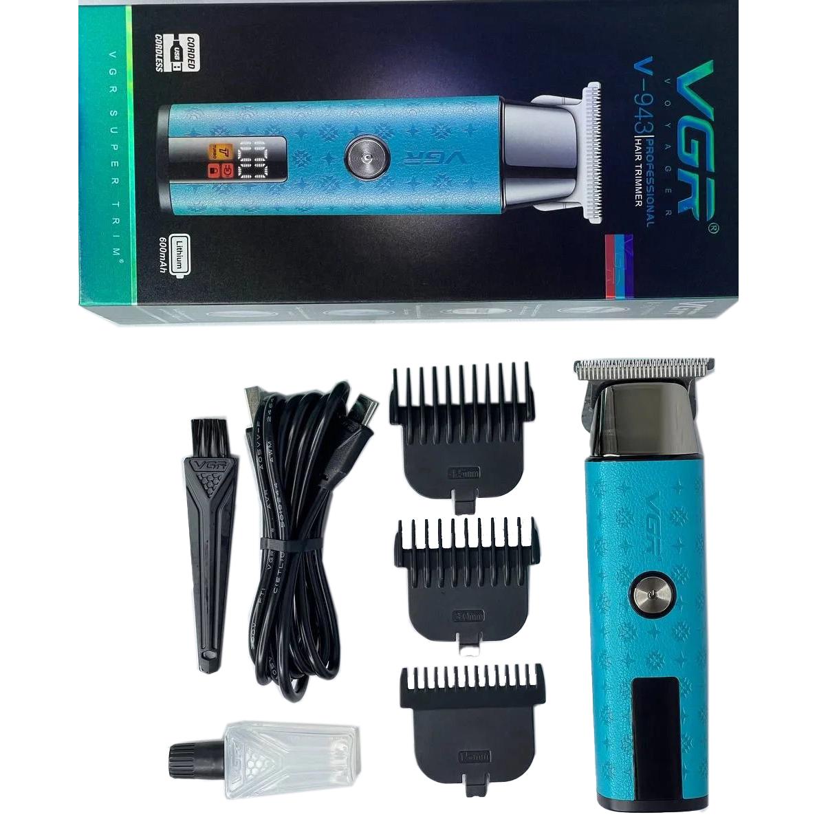 Aparat de tuns VGR V-943 albastru