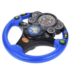 Volan interactiv pentru copii cu lumini, sunete și vibrații, Plastic, 23.5 x 23.5 x 5 cm