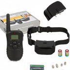 Set Zgarda electrica pentru dresaj canin, raza 300m, ajustabila - Pet Training Collar LCD Display