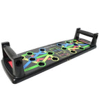 Placă pentru flotări multifuncțională, cu mânere, pentru piept, umeri, spate și triceps, 55 cm