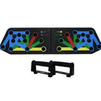 Placă pentru flotări multifuncțională, cu mânere, pentru piept, umeri, spate și triceps, 55 cm