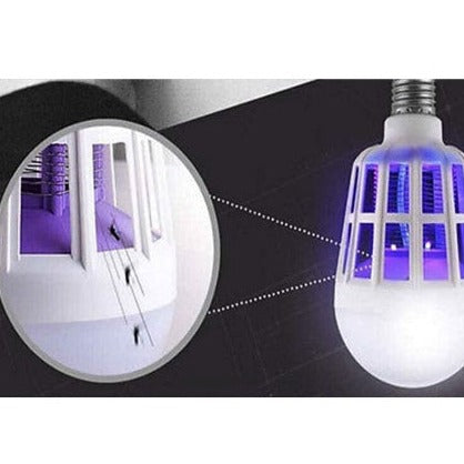 Bec led 9w & lampa uv anti-tânțari și insecte zapp light