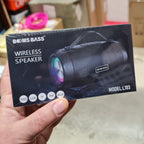 Boxă Portabilă cu Wireless, Bluetooth, USB, Card, Radio FM