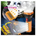 Lanternă portabilă LED, Încărcare Solară sau USB, 18 cm