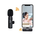 Microfon Lavalieră Omnidirectional Wireless, LED, USB, captare sunet 360 grade
