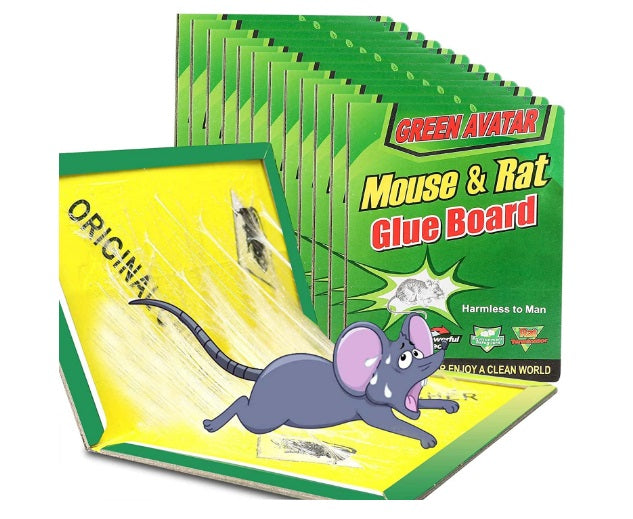 Pachet 10 bucăți capcane cu lipici pentru șoareci