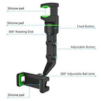 Suport auto Mirror Holder, Ajustabil, Rotire 360 grade, Negru