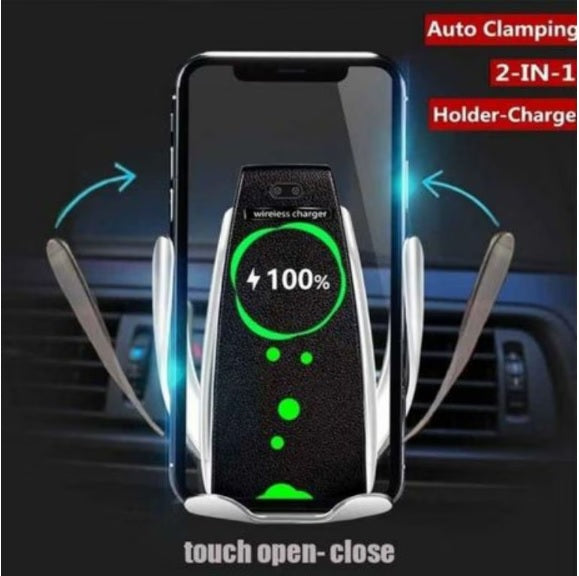 Suport auto pentru telefon cu încărcare wireless și senzor inteligent