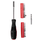 Trusă de scule 39 de piese: Foarfecă, Ruletă, Ciocan, Cutter, Șurubelniță, imbus, patent